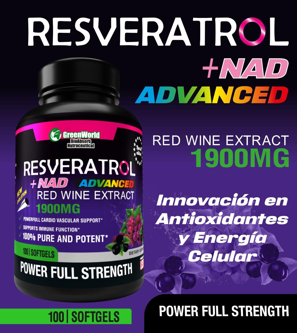 Combo Resveratrol +NAD Advanced + Ashwagandha