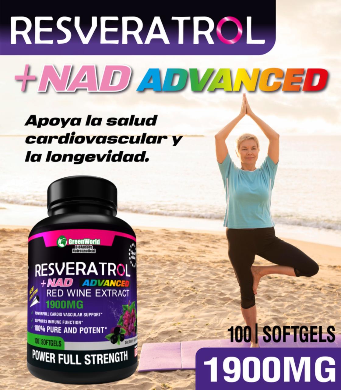 Combo Resveratrol +NAD Advanced + Ashwagandha